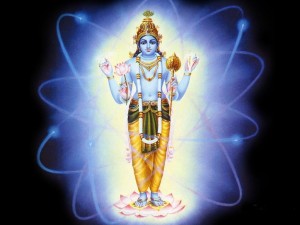 Lord Vishnu gomataseva